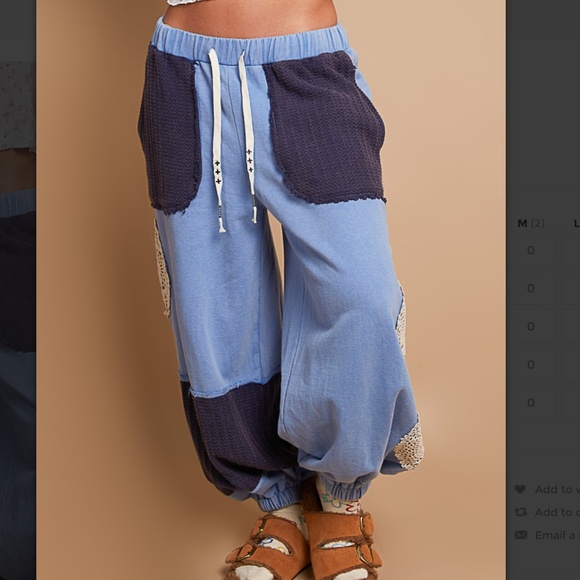POL Pants - POL FRENCH TERRY AND SWEATER KNIT JOGGER PANT COMING SOON